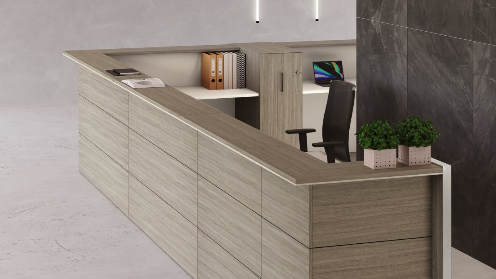 Recepție Nice în holul unui sediu corporate din București
