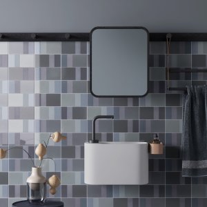Perete din plăci Diarama de la Mutina cu efect pictural