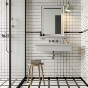Modelul Double White din colecția Mattonelle Margherita de la Mutina