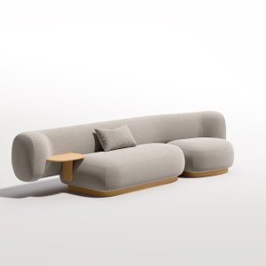Canapea lounge Dorothea de la LaCividina într-o zonă lounge