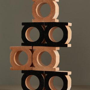 Element Jali Neutro din teracotă extrudată 24x24x12 cm