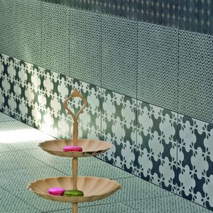 Detaliu al modelului Azulej Estrela de la Mutina