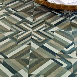 Detaliu al modelului Azulej Gira de la Mutina