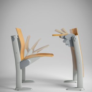 Mobilier universitar Omnia Evolution de la Ares Line în amfiteatru