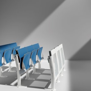 Tetiera băncilor Omnia Evolution pentru trepte înalte