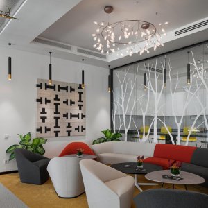 Grup de fotolii Colina în lounge-ul companiei