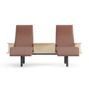 Pausit Lounge cu două module șezlong și măsuță intermediară