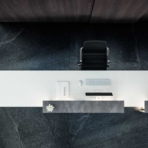 Suprafață antibacteriană din melamină pe blatul Lux