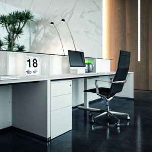 Recepție Lux compactă de 140 cm în nuc Lux