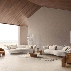 Compoziție modulară a canapelei lounge Nuvola