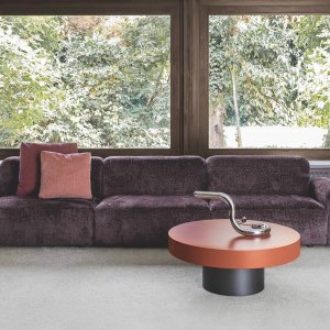 Canapea modulară Cloud Flexteam de 375 cm într-un living luminos