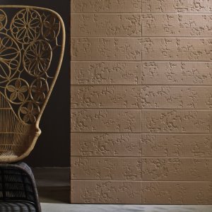 Detaliu al texturii Bas-Relief Garland de la Mutina