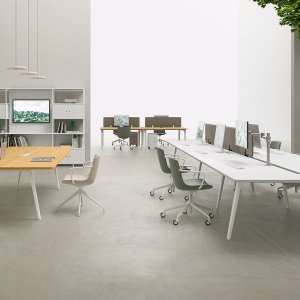 Mobilier de serviciu E-Place cu uși glisante și pernă Trevira CS
