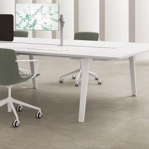 Masă rotundă E-Place Ø 120 pe coloană, DVO Office