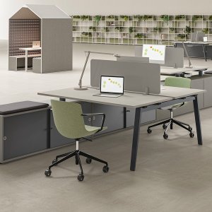 Montant din tablă ambutisată al structurii E-Place, detaliu