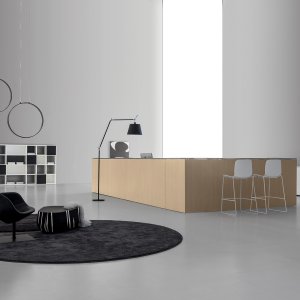 Modulul pentru conversație al recepției Qubo, 115 cm adâncime