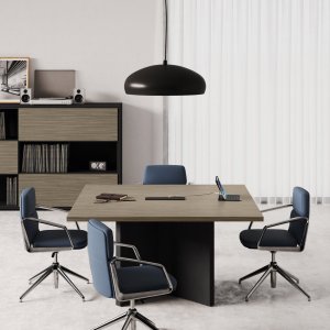 Compoziție de ședință Elite de 560 cm cu coloană de cabluri inspectabilă