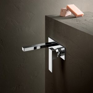 Baie pentru oaspeți cu monocomandă Mint de la Fantini în Matt Black