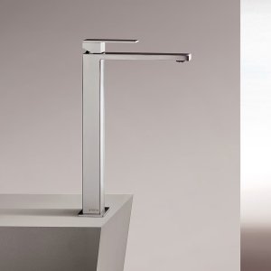 Baterii de baie de design Mint de la Fantini: monocomandă de lavoar în Matt Black