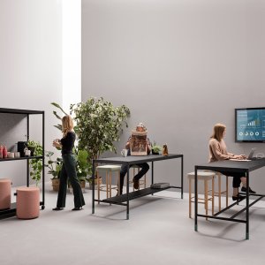 Plită cu inducție într-o kitchenette Fluido de la Martex