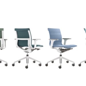 Carcasa de aluminiu a mecanismului de balans al scaunului Una Chair