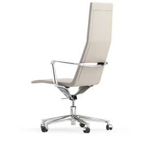 Valea Chair în textil și piele una lângă alta