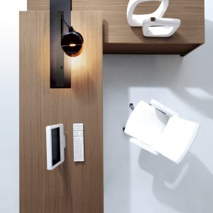 Blat New Loop în alb lăcuit lucios