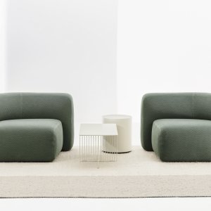 Canapea modulară Suiseki desenată de Andrea Steidl