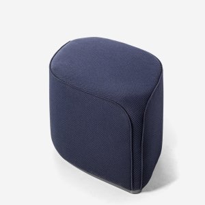 Puf Trapezium Waves cu spătar de 50 cm