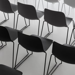Structura vopsită în câmp electrostatic a scaunului Seela
