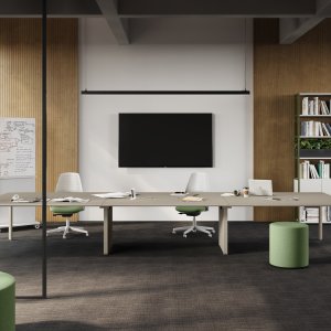 Detaliu al piciorului trapezoidal 5th Element 58 x 50 mm cu vârf de nailon
