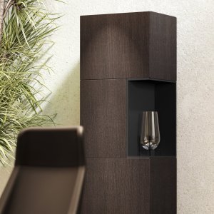 Corp jos Monolith de 240 cm cu uși reversibile push-to-open
