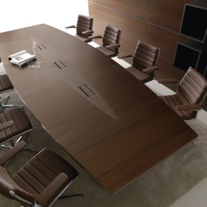Comoda joasa Lloyd H 86 cu top din EcoPelle Brown