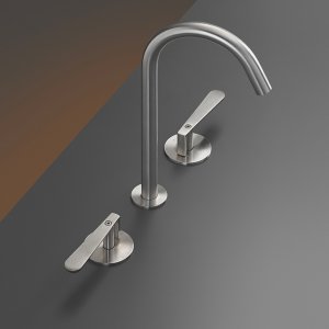 Baterie murală cu două manete Lutezia în finisaj Bronze satinat, Cea Design