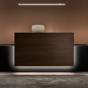 Recepție Lux de la Bralco cu lumină LED perimetrală