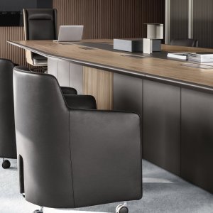 Furnir de nuc Canaletto flamat băițuit gri