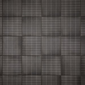 Perete de baie in gresie Aurore Charcoal Grid L de la Mutina