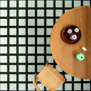 Interior cu pardoseală Mattonelle Margherita și mobilier contemporan