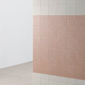 Model Grainy White din Tape Mutina pe baza alba