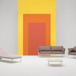 Canapea Buddy Sofa 219/2 de la Pedrali fără brațe