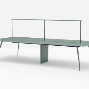 Kit K_LUCE deasupra Rizz Workstation cu plante pe raftul superior