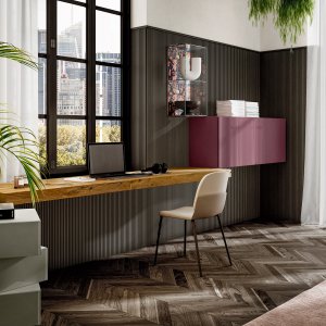 Blat XGlass al biroului Air Desk de la LAGO