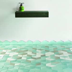 Pardoseala Tex culoarea Grey cu tonuri amestecate intr-o receptie