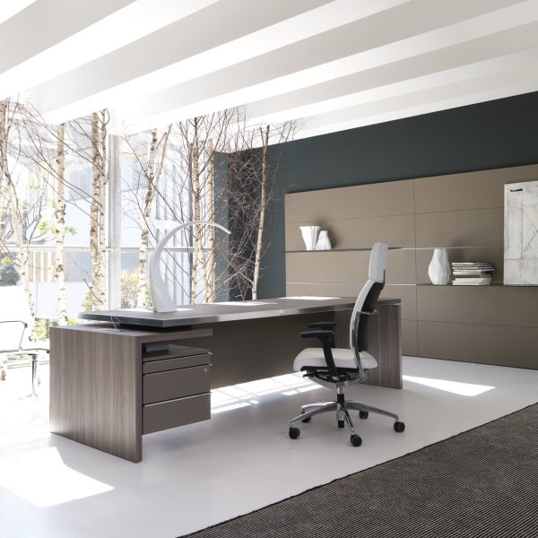 Birou de conducere IVM Office într-un birou modern
